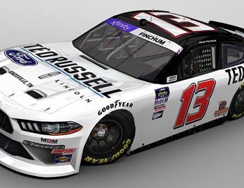 Chad Finchums MBM Motorsports ride for Darlington Raceway on September 3 in NASCAR Xfinity Series action.