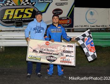Adams County Speedway (Corning, IA) – Malvern Bank East Series – Pumpkin Dash – October 4th, 2025. (Mike Ruefer photo)