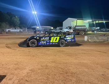 Ty in action at Needmore Speedway on August 25. 