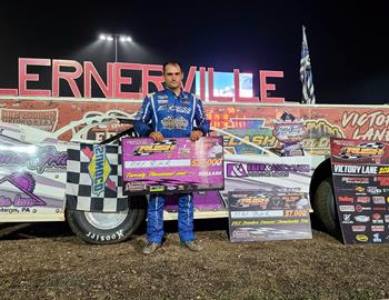 Max Blair was victorious in the Bill Emig Memorial at Lernerville Speedway (Sarver, Pa.) on Saturday, June 24. He claimed $20,000 for the RUSH Late Model victory.