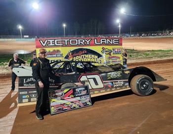 Joseph Joiner picked up his first-career Schaeffers Oil Spring Nationals triumph on March 31, 2023 at Buckshot Speedway (Clanton, Ala.).