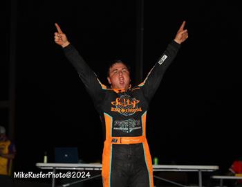 Lafayette County Speedway (Darlington, WI) – Malvern Bank East Series – June 21st, 2024. (Mike Ruefer photo)