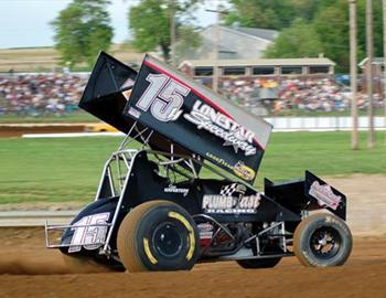Sam on the gas with The All Star Circuit of Champions at Mercer, he finished 7th Rick Rarer