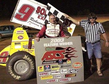 Gary Wright in victory lane