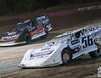 Highland Speedway (Highland, IL) – Midwest Auto Racing Series (MARS) Late Model Championship – May 17, 2025. (Josh James Artwork photo)