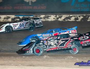 Vado Speedway Park (Vado, NM) - World of Outlaws Morton Buildings Late Model Series - Battle at the Border - January 3rd-5th, 2020. (Steve Schnars photo)