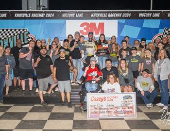 Kade Higay celebrates his big win on July 20