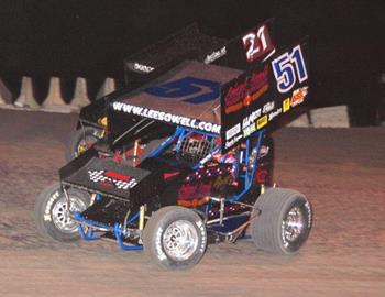 Lee Sowell (51) races with Brian Brown