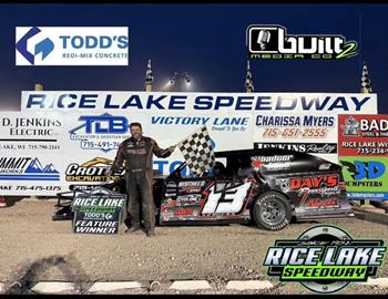 Nick Koehler won another Wissota Midwest Modified victory at Rice Lake Speedway on May 31
