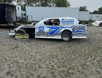Ryan Restad won at Norman County Speedway on May 29.