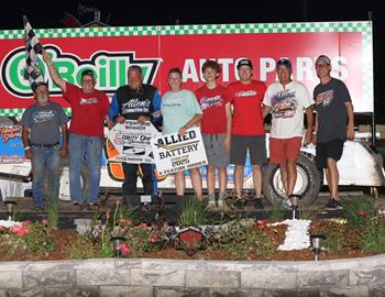 John Allen won the Stock Car feature at 81 Speedway on June 7.