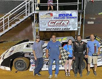 Matthew Brocato wins at North Alabama Speedway on May 25.
