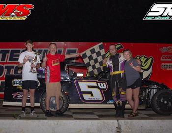 Keaton Wheeler won at Batesville Motor Speedway on August 3