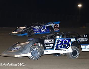 Davenport Speedway (Davenport, IA) – Lucas Oil Midwest Late Model Racing Association – Corn State Nationals – September 13th-14th, 2024. (Mike Ruefer photo)