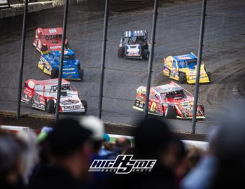 Salina Highbanks Speedway (Pryor Creek, OK) – XR ONUM Modifieds – XR Dominator – March 21-22, 2025. (HighSide Race Shots photo)