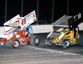 Ty Johnson (49) and Larry Hartwell (10)