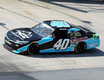 Chad Finchum in action at Dover International Speedway.