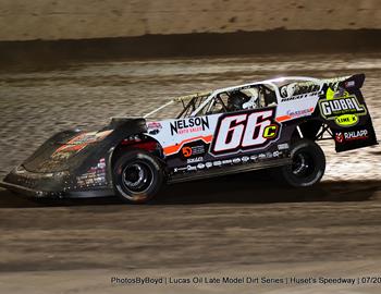Huset’s Speedway (Brandon, SD) – Lucas Oil Late Model Dirt Series – Silver Dollar Nationals – July 22nd, 2023. (Todd Boyd photo)