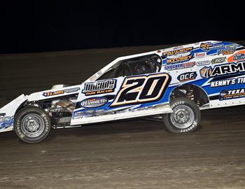 Rodney Sanders competes in the eighth annual Summit TOMS Nationals at Southern Oklahoma Speedway (Ardmore, OK) on November 3-4, 2023. (David Smith Jr. photo)