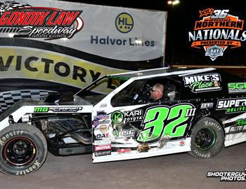 Cody Carlson won during the Northern Nationals at Gondik Law Speedway on September 5