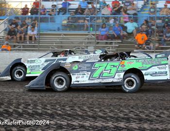 East Moline Speedway (East Moline, IL) – MARS Late Model Championship – August 11th, 2024. (Mike Ruefer Photo)