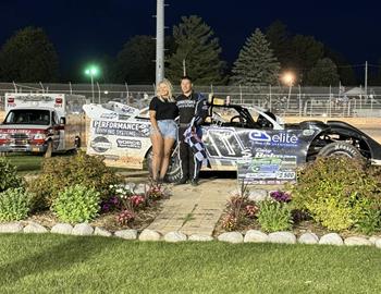 Taylor Scheffler Racing wins at Plymouth Dirt Track Racing on June 29