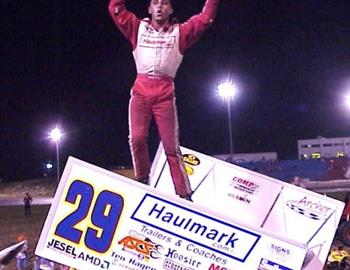 Travis Rilat celebrates another win