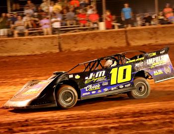 Ty in action at Needmore Speedway on August 25. (MommaD Photography image)