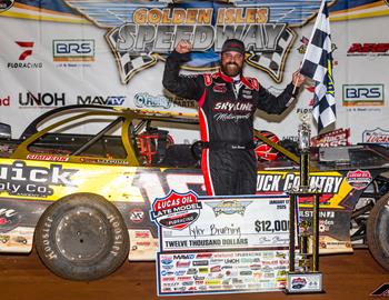 Golden Isles Speedway (Brunswick, GA) – Lucas Oil Late Model Dirt Series – Super Bowl of Racing – January 17th, 2025. (Heath Lawson Photo)