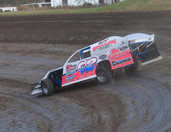 Salina Highbanks Speedway (Pryor Creek, OK) – XR ONUM Modifieds – XR Dominator – March 21-22, 2025. (HighSide Race Shots photo)
