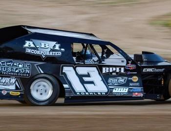 Nick Koehler wins at Eagle Valley Speedway on August 2