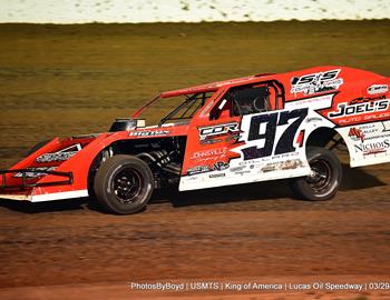 Lucas Oil Speedway (Wheatland, MO) – United States Modified Touring Series – King of America – March 27th-29th, 2025. (Todd Boyd Photo)