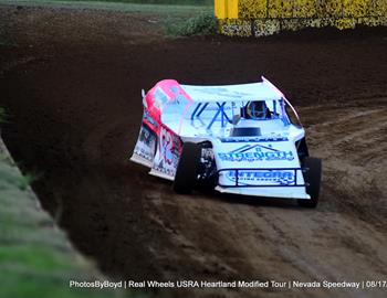 Nevada Speedway (Nevada, MO) – USRA Heartland Modified Tour (HMT) – August 17, 2024. (Todd Boyd photo)