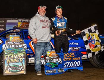 Volusia Speedway Park (Barberville, FL) – DIRTcar Nationals – February 10th-15th, 2025. (Tyler Carr photo)