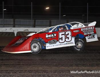 C.J. Speedway (Columbus Junction, IA) – Malvern Bank East Series – Tony Stewart Tribute – May 30th, 2025. (Mike Ruefer Photo)