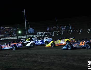 Fairbury Speedway (Fairbury, IL) – World of Outlaws Real American Beer Late Model Series – Prairie Dirt Classic – July 25th-26th, 2025. (Josh James Artwork)
