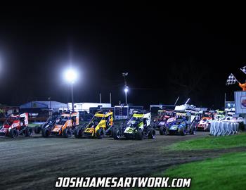 Farmer City Raceway (Farmer City, IL) – Xtreme Outlaw Series – Illini 100 – April 12th-13th, 2024. (Josh James photo)