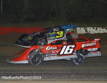 Highland Speedway (Highland, IL) – World of Outlaws – Beat the Heat 40 – August 14th, 2024. (Mike Ruefer Photo) 