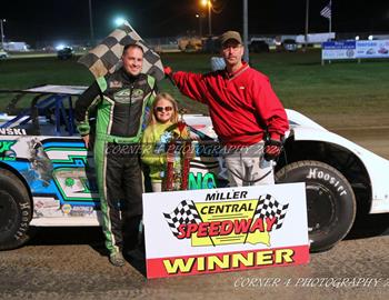 Josh Skorczewski wins at Miller Central Speedway on Aug. 9