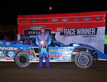 Brandon Sheppard clinched the 2022 Castrol FloRacing Night in America title over the weekend. With the title hell receive $75,000. (Josh James Artwork image)