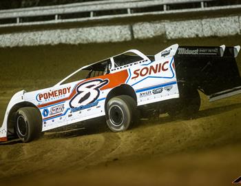 Dillon in action at Ocala (Fla.) Speedway on Jan. 30. (Heath Lawson image)