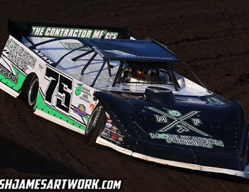 Farmer City Raceway (Farmer City, IL) – Lucas Oil Late Model Dirt Series – Farmer City 74 – May 10th, 2024. (Josh James Artwork)