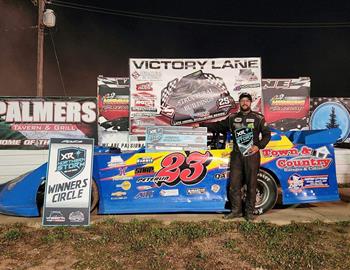 Kyle Peterlin won the Wissota Challenge Series / XR Northern Storm event at Hibbing (Minn.) Raceway on Wednesday, July 19.