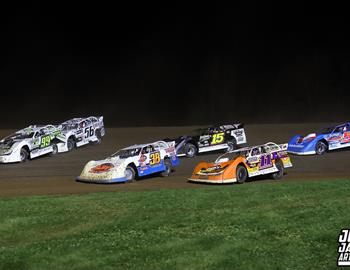 34 Raceway (West Burlington, IA) – Midwest Auto Racing Series (MARS) Late Model Championship – Slocum 50 Weekend – April 18-19, 2025. (Josh James Artwork photo)