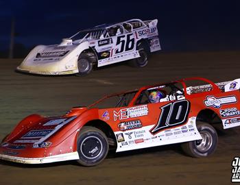 Spoon River Speedway (Lewiston, IL) – Midwest Auto Racing Series (MARS) Late Model Championship – Gary Cook Jr. Memorial – May 25, 2025. (Josh James Artwork photo)