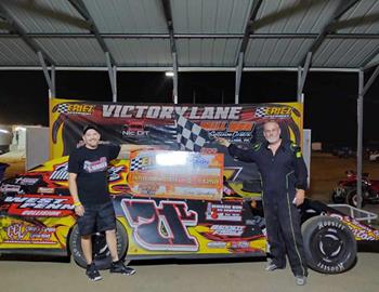 Dennis Lunger Jr got his 7th win of the season at Eriez Speedway on September 21