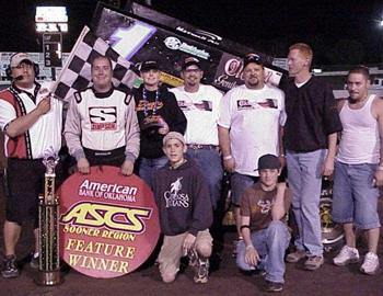 Sean McClelland and company in victory lane