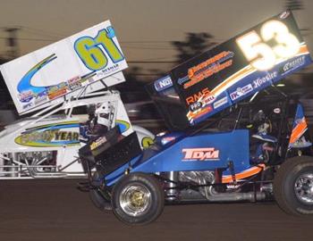 Danny Jennings (61J) and Jack Dover (53)