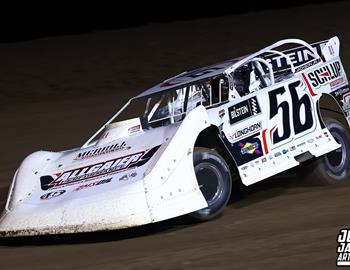 Maquoketa Speedway (Maquoketa, IA) – MARS Late Model Championship – Nippy 50 – March 28-29, 2025. (Josh James Artwork photo)