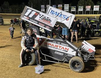 Harrison Robards at Doe Run Raceway (Doe Run, Missouri) on August 11, 2023.